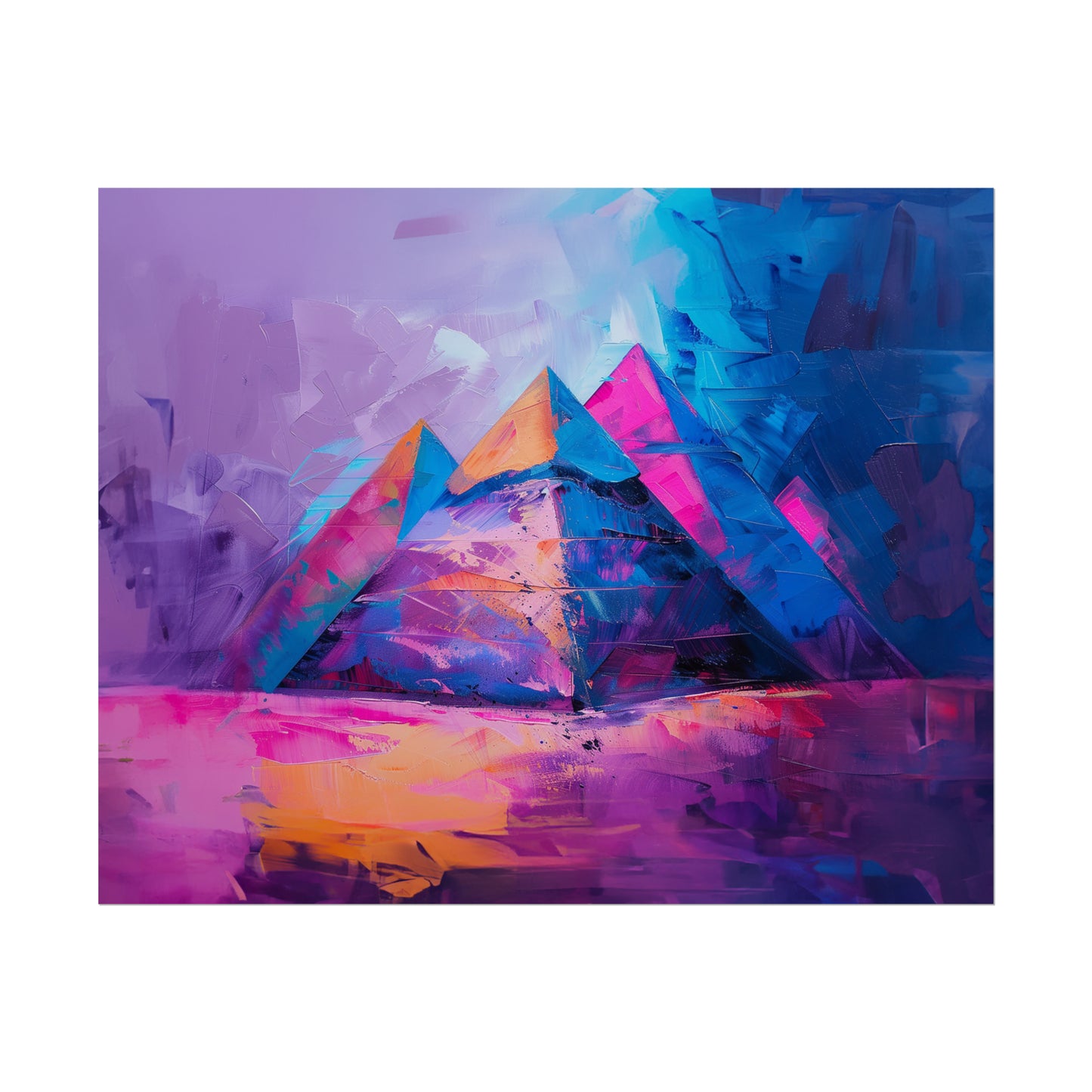 Pyramids Of Giza Abstract