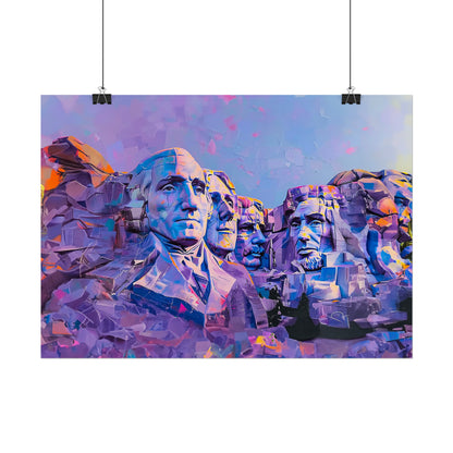 Mount Rushmore Abstract