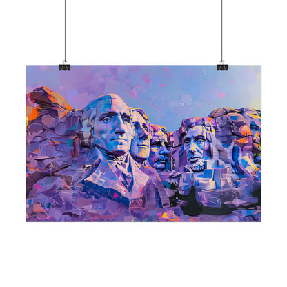 Mount Rushmore Abstract