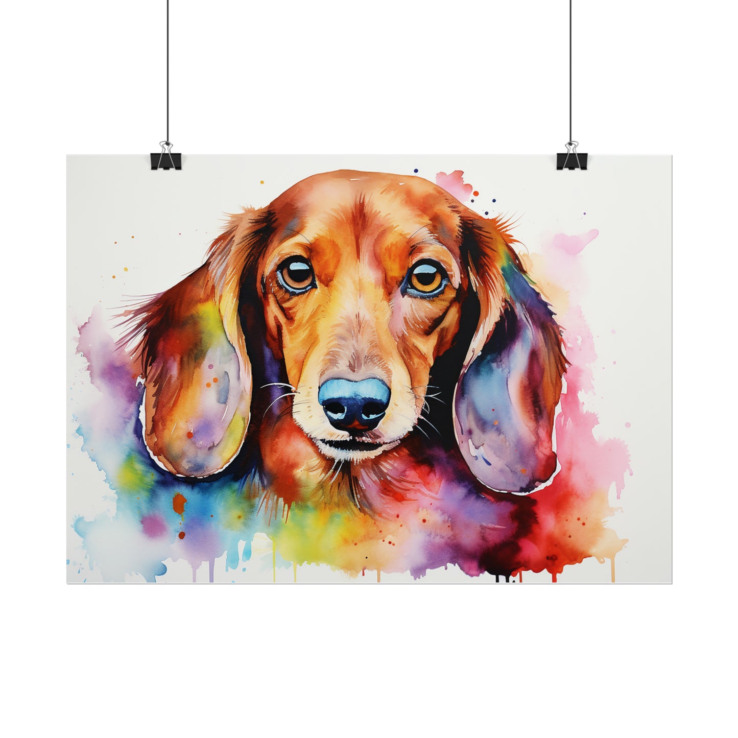 Rainbow Dachshund