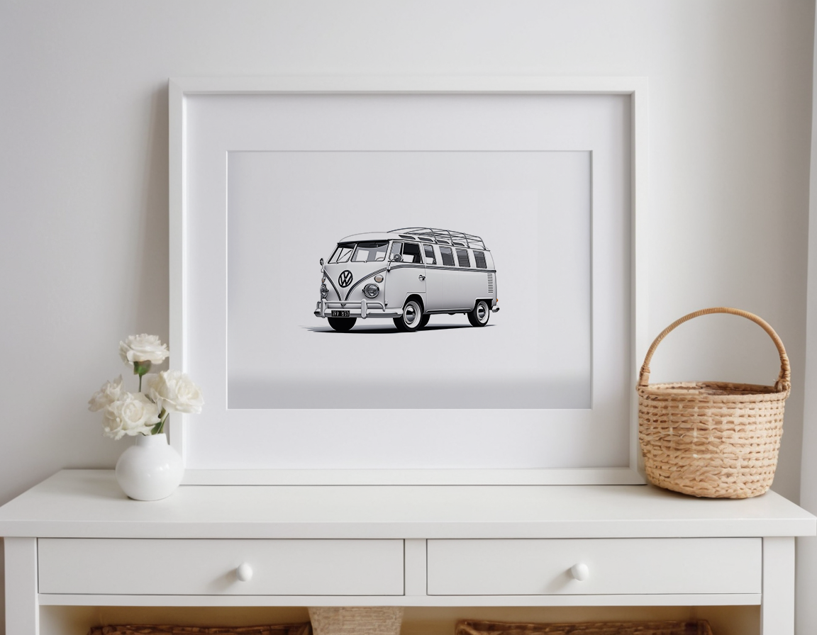 Black & White Kombi