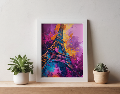 Eiffel Tower Abstract