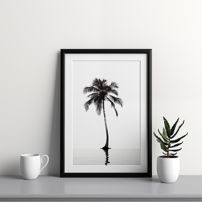 Black & White Palm