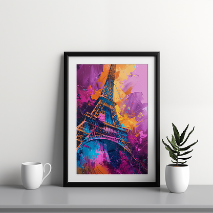 Eiffel Tower Abstract