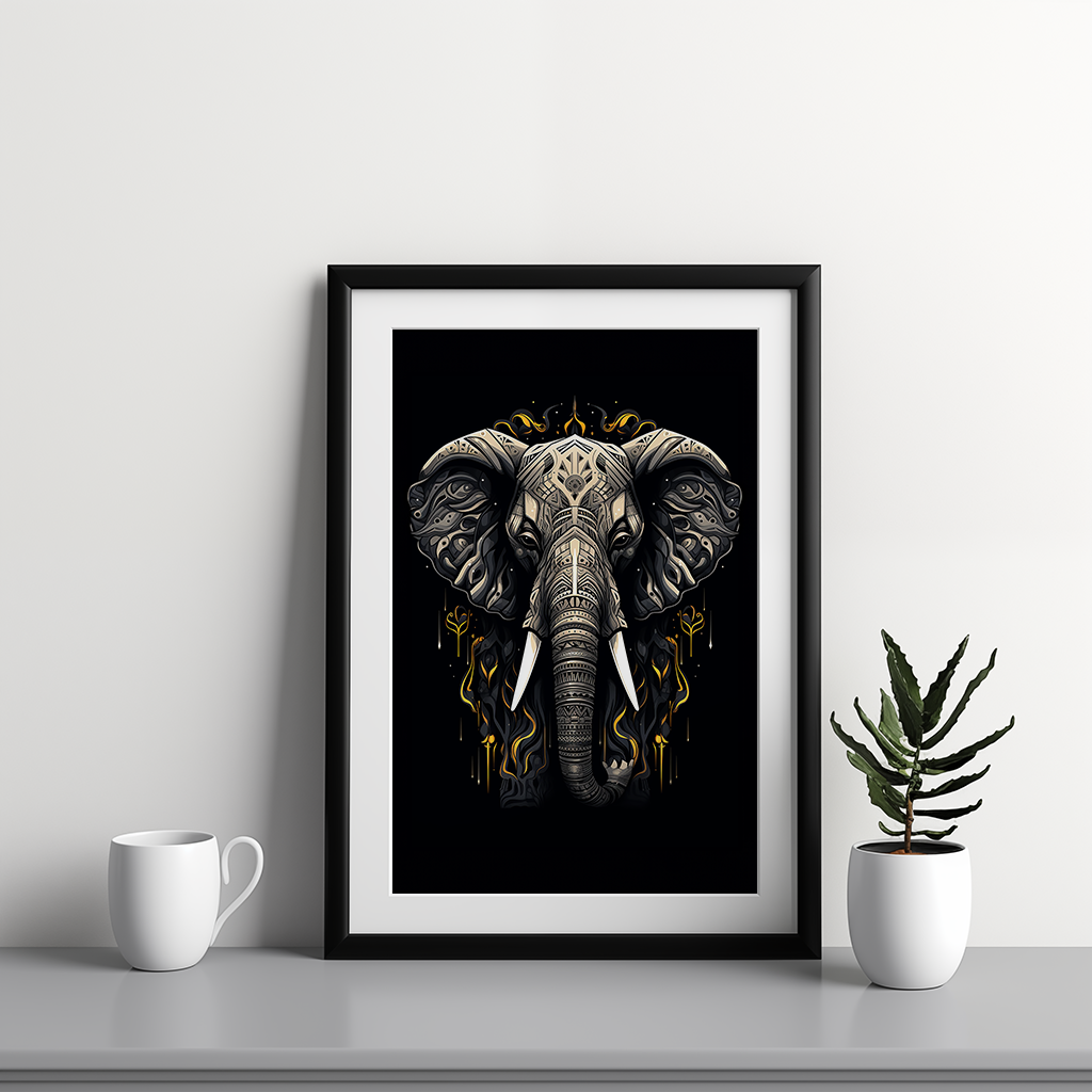 Patterned Elephant