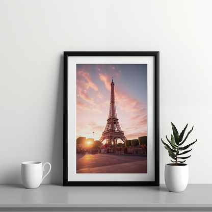 Eiffel Tower Sunset