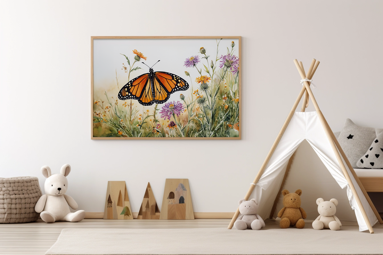 Butterfly in Wildflowers