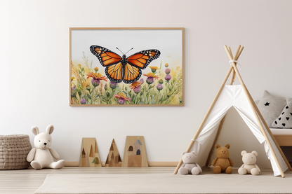 Butterfly in Wildflowers