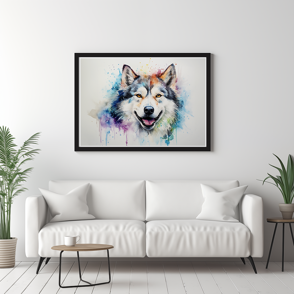 Rainbow Alaskan Malamute