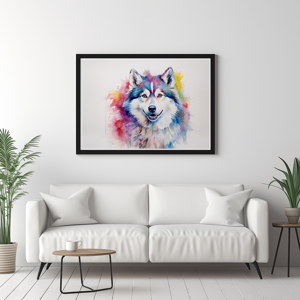 Rainbow Alaskan Malamute