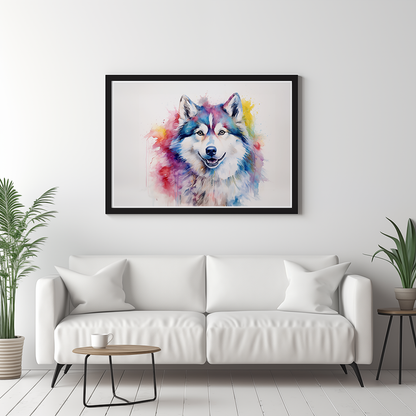 Rainbow Alaskan Malamute