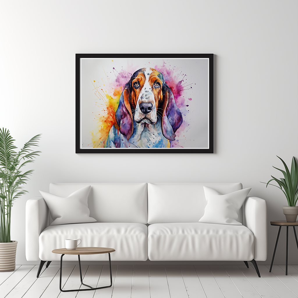 Rainbow Basset Hound