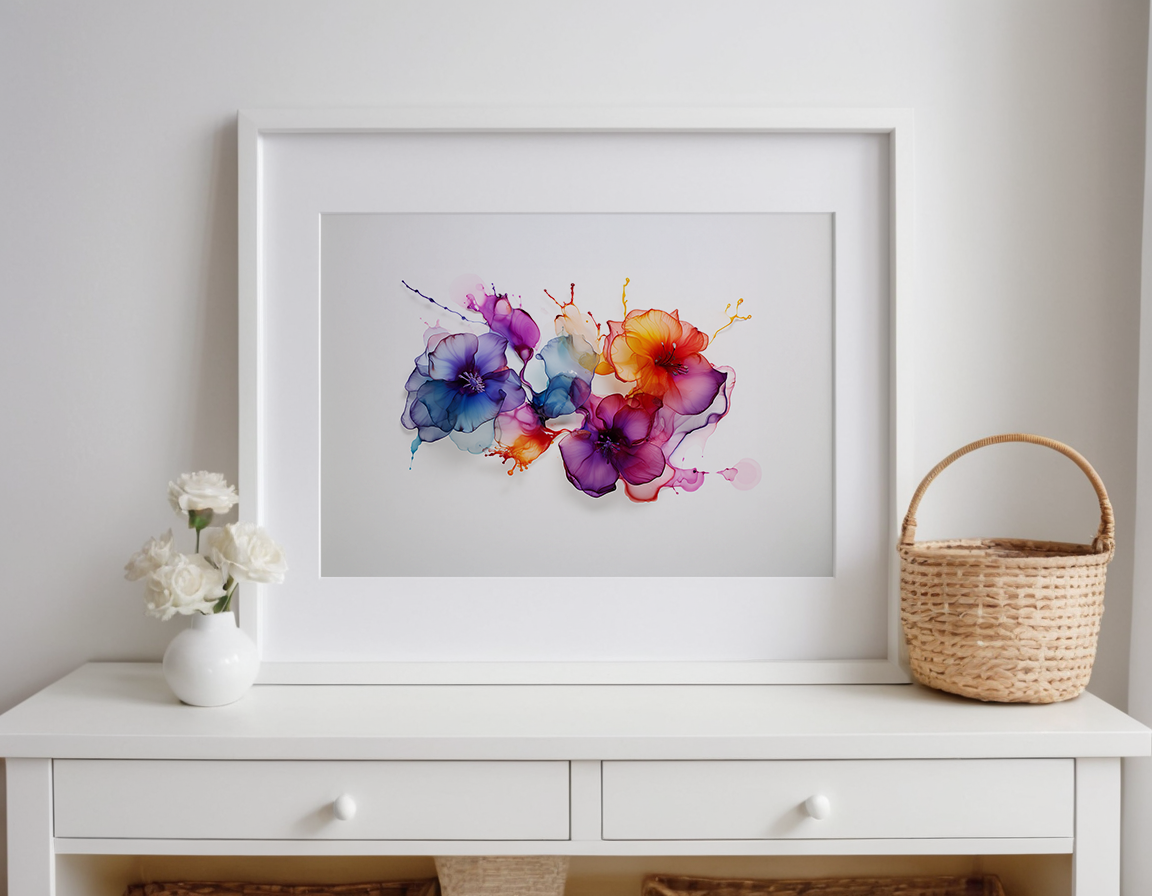 Alcohol Ink Flowers