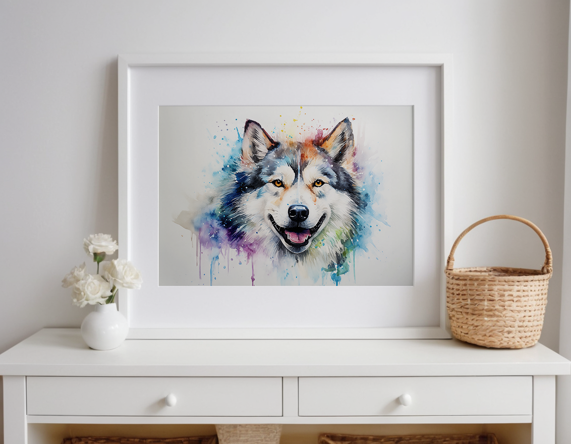 Rainbow Alaskan Malamute