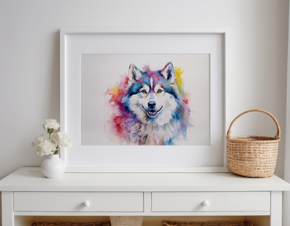 Rainbow Alaskan Malamute