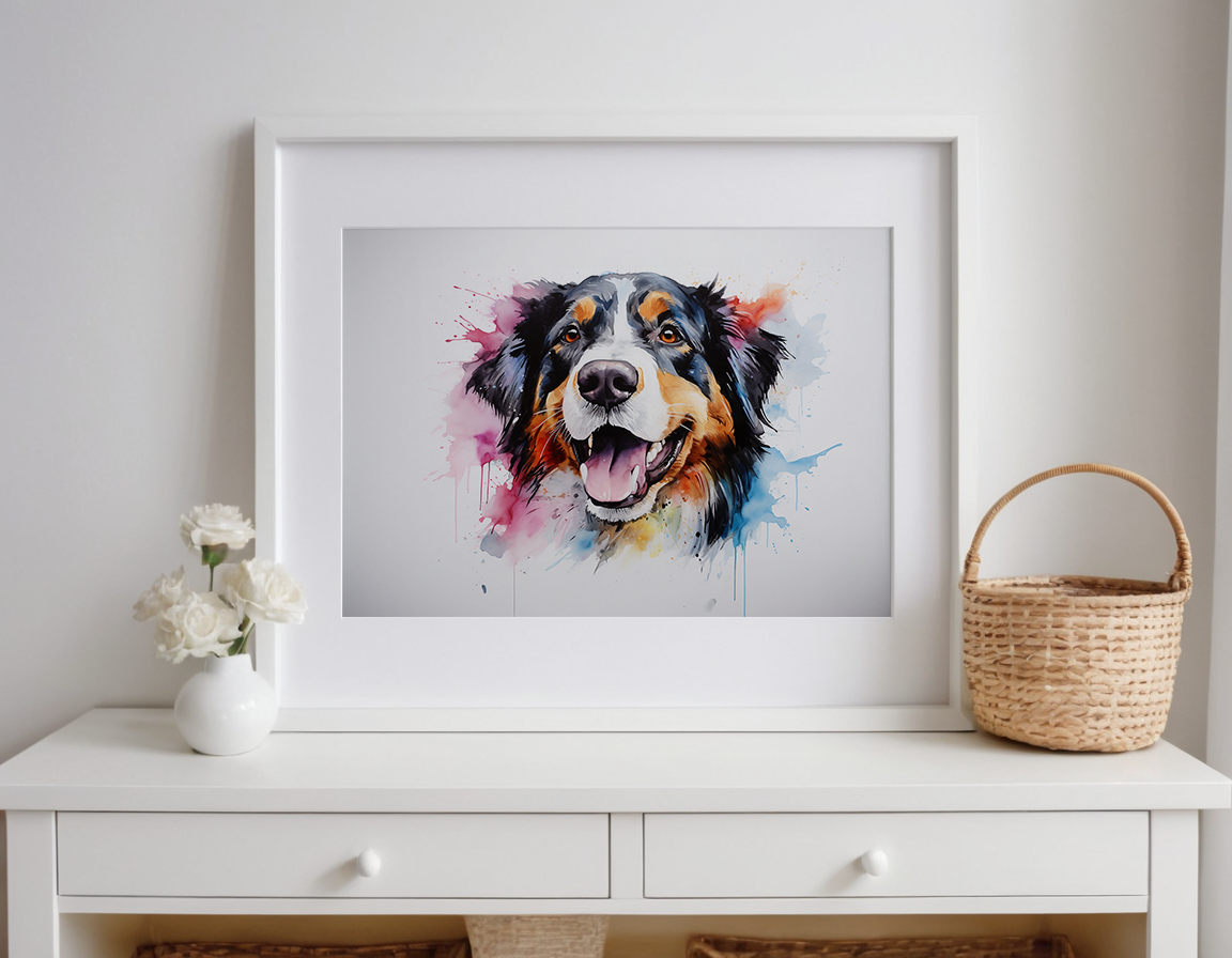 Rainbow Bernese Mountain Dog