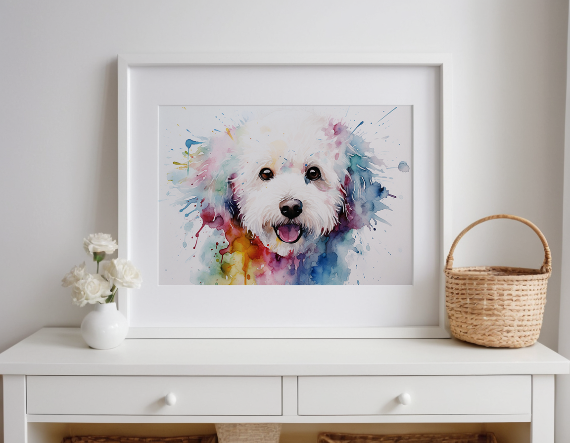 Rainbow Bichon Frisé