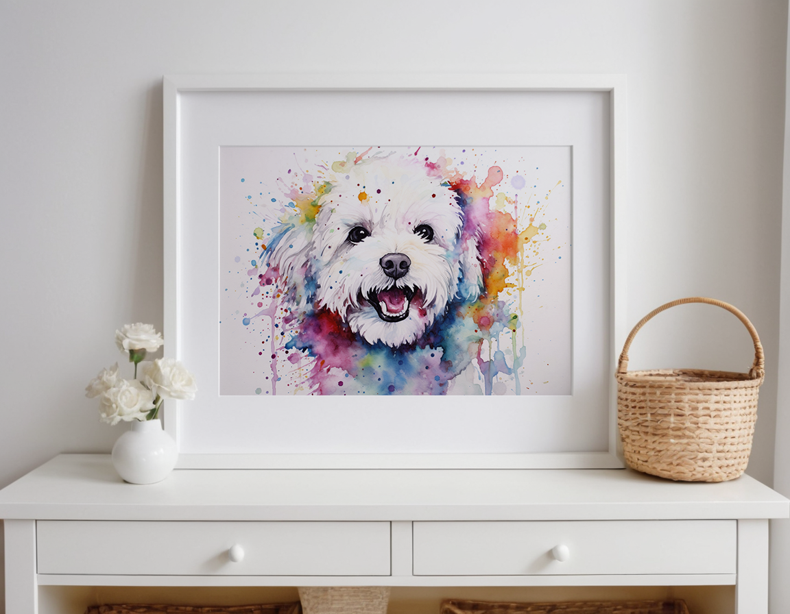 Rainbow Bichon Frisé