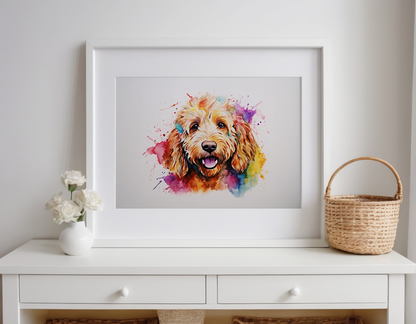 Rainbow Golden Doodle