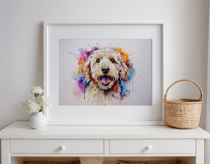 Rainbow Golden Doodle