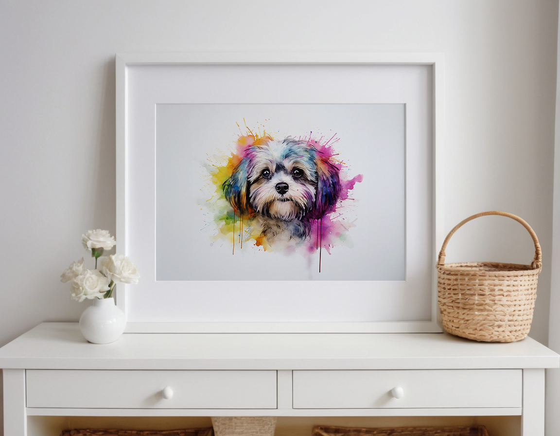 Rainbow Shih Tzu