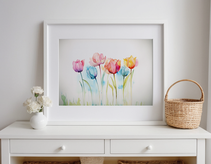 Alcohol Ink Tulips