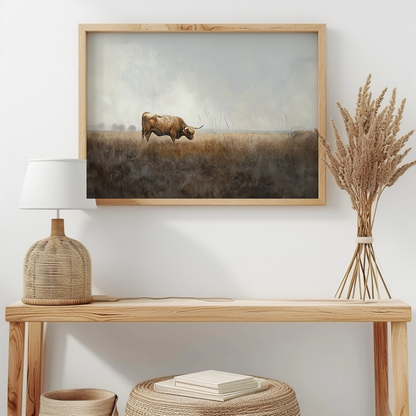 Vintage Highland Cow