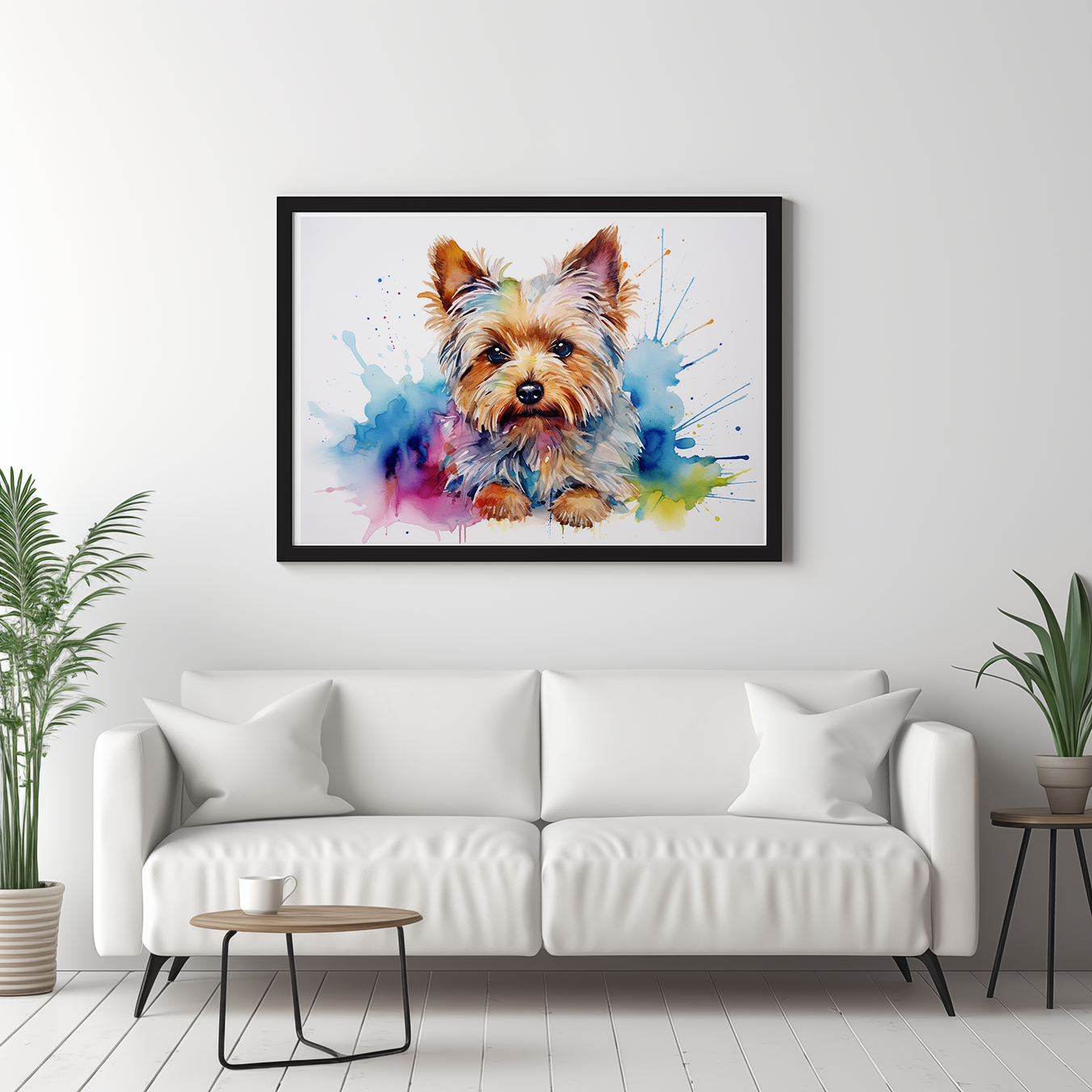 Rainbow Yorkshire Terrier